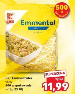 Ser emmentaler tarty Eco+ promocja w Kaufland