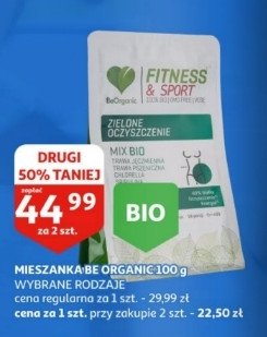 Zielone oczyszczenie fitness&sport mix bio Beorganic promocja