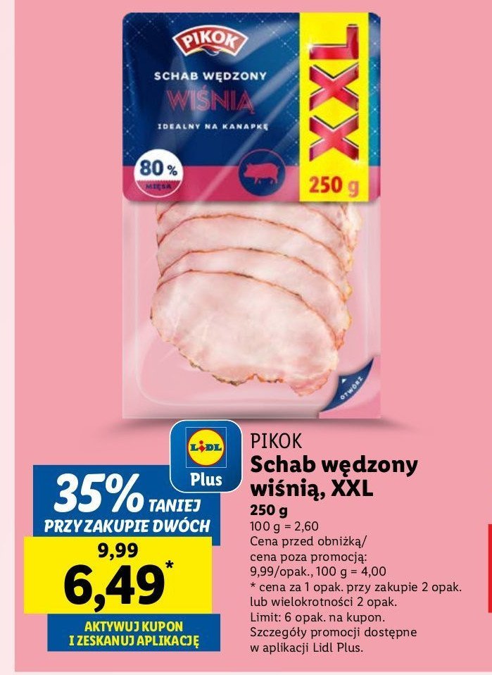 Schab wiśniowy wieprzowy Pikok promocja