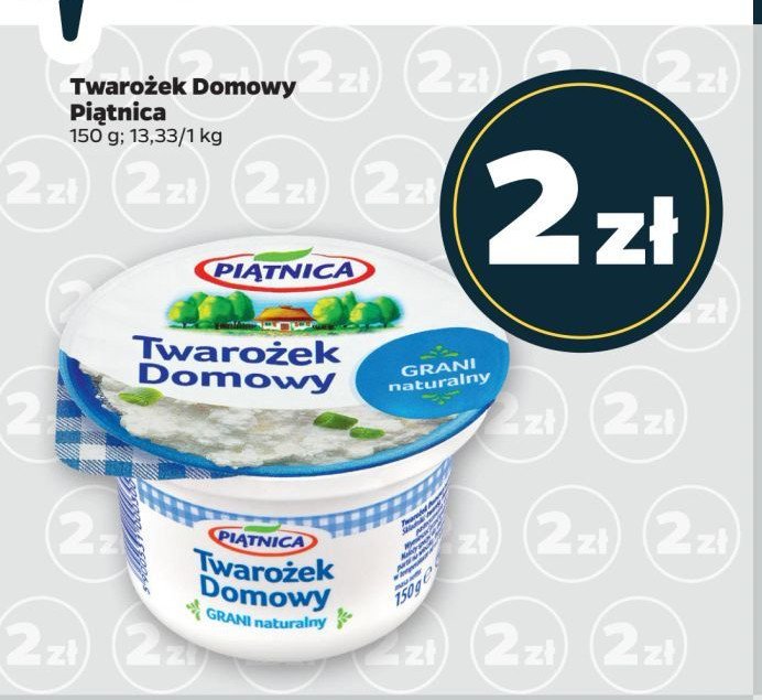 Twarożek domowy grani naturalny Piątnica promocja