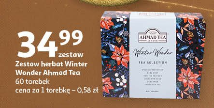 Zestaw herbat winter wonder Ahmad tea london promocja