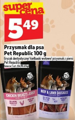 Przysmak dla psa Pet Republic 100 g promocja w TOPAZ