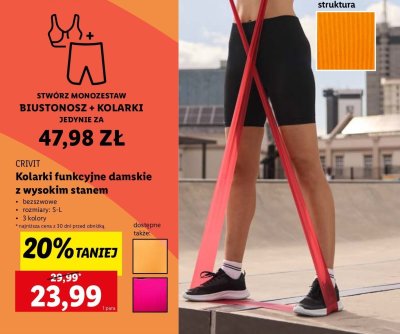 Kolarki funkcyjne z wysokim stanem s-l Crivit promocja