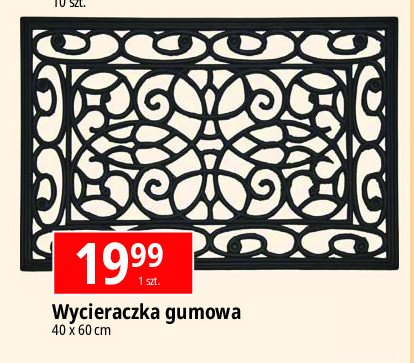 Wycieraczka gumowa 40 x 60 cm promocja