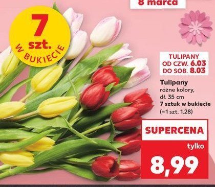 Tulipany bukiet 35 cm promocja