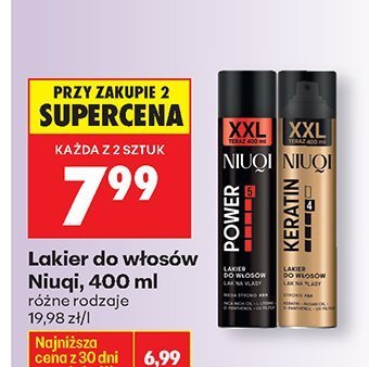 Lakier do włosów, różne rodzaje promocja w Biedronka