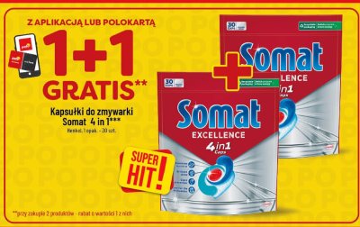 Kapsułki do zmywarki Somat 4 in 1 Henkel promocja w POLOmarket