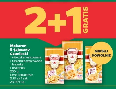Makaron 5-jajeczny - krajanka promocja w Netto
