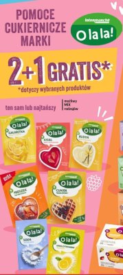 Pomoce cukiernicze 2+1 GRATIS promocja w Intermarche