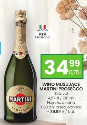 Wino musujące Martini Prosecco promocja w Twój Market