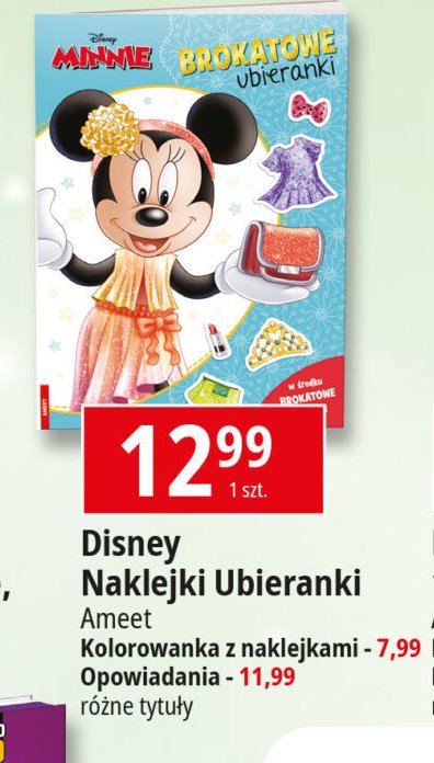 Brokatowe ubieranki minnie promocja