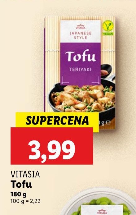 Tofu teriyaki Vitasia promocja w Lidl
