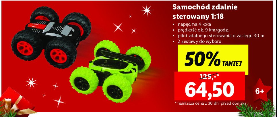 Samoch贸d zdalnie sterowany 1:18 promocja