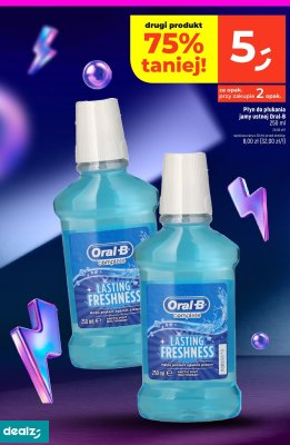 Płyn do płukania jamy ustnej Oral-B 250 ml promocja w Dealz