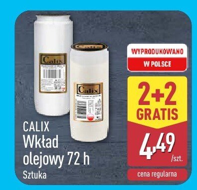 Wkład olejowy 72 h Sztuka promocja w Aldi