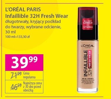 Podkład L'oreal infallible promocja