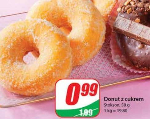Donut z cukrem Stokson promocja