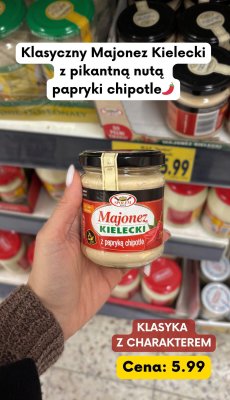 Majonez kielecki z papryką chipotle promocja w Kaufland