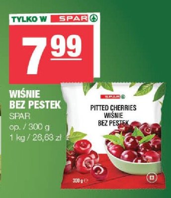 Wiśnie bez pestek SPAR promocja w SPAR