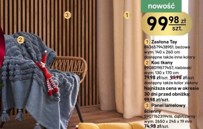 Zasłona Tay promocja w Castorama