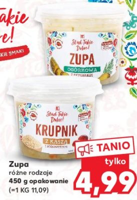 Zupa krupnik z kaszą i borowikami K-classic stąd takie dobre! promocja