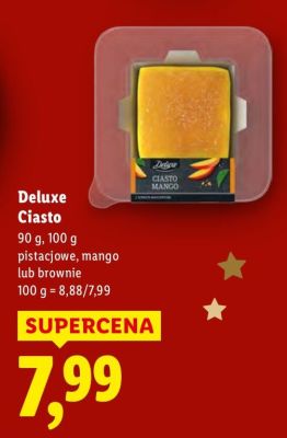 Ciasto Deluxe brownie promocja w Lidl