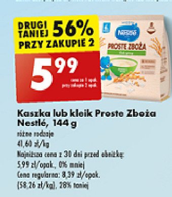 Kleik ryżowy Nestle proste zboża promocja