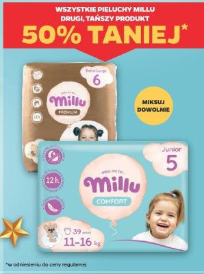 Pieluchy wszystkie rodzaje promocja w Netto