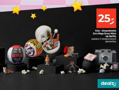 Kula - niespodzianka Zuru Mega Gross Minis lub Netflix zawiera 5 miniaturowych elementów promocja w Dealz