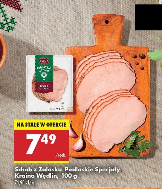 Schab z zalasku Kraina wędlin promocja w Biedronka