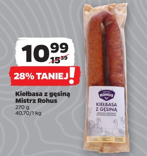 Kiełbasa z gęsiną Mistrz rohus promocja