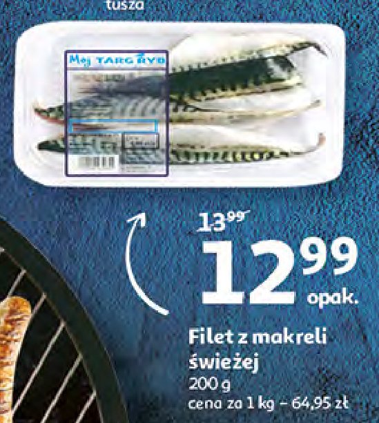 Filety z makreli naturalne promocja