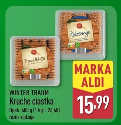 Kruche ciastka  promocja w Aldi