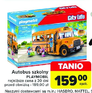 Szkolny autobus Playmobil promocja