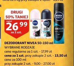 Antyperspirant black carbon beat Nivea men deep promocja