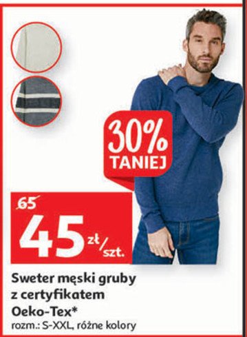 Sweter męski bawełniany rozm. s-xxl promocja
