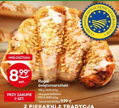 Rogal świętomarcinski promocja w Żabka