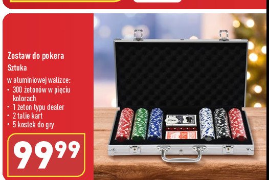Zestaw do pokera w walizce promocja