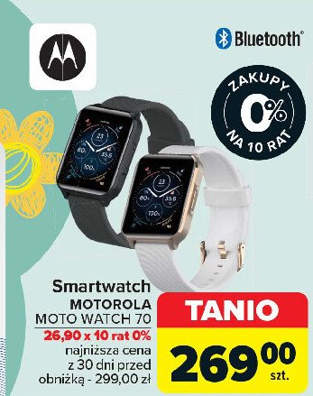Smartwatch 70 Motorola promocja