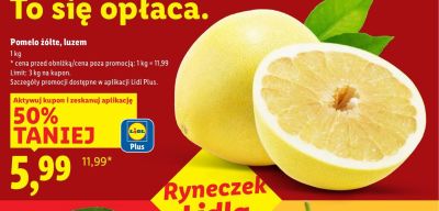 Pomelo żółte, luzem promocja w Lidl