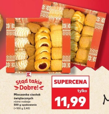 Mieszanka ciastek świątecznych różne rodzaje Stąd takie Dobre promocja w Kaufland