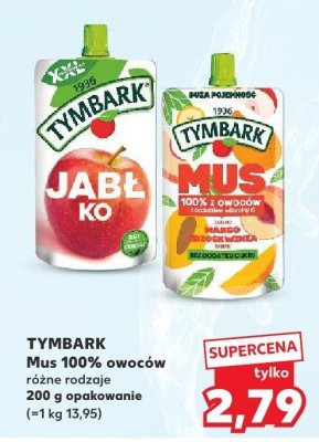 Mus 100% owoców różne rodzaje promocja w Kaufland