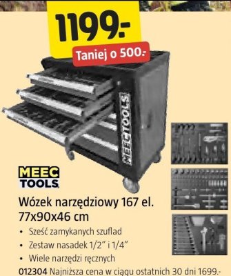 Wózek narzędziowy 167 elementów promocja w Jula