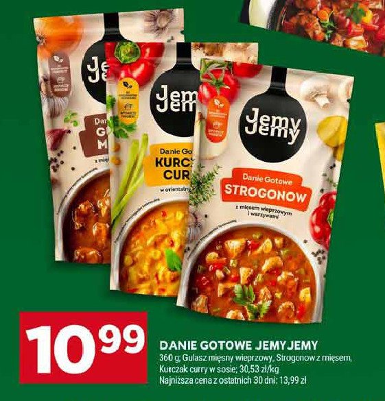 Kurczak curry JEMYJEMY promocja w Stokrotka