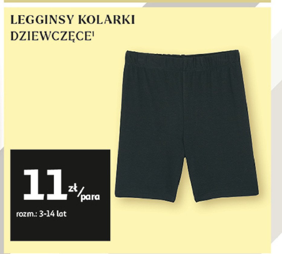 Legginsy dziecięce Auchan inextenso promocja