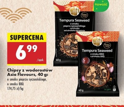 Chipsy z wodorost贸w o smaku bbq Asia flavours promocja