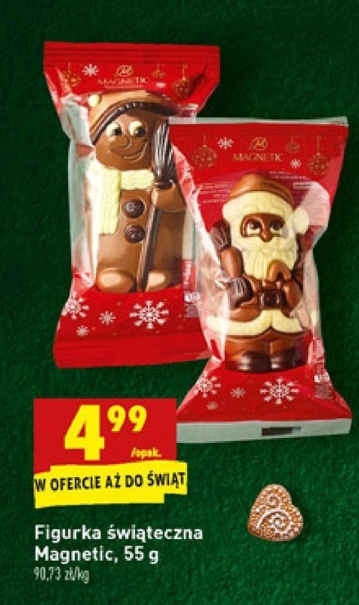Mikołaj z czekolady Magnetic promocja