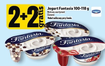 Jogurt Fantasia 100-118 g Danone promocja w TOPAZ