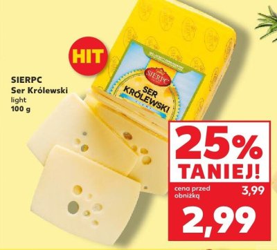 Ser Królewski light promocja w Kaufland