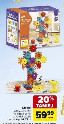 Klocki Electric 234 elementy promocja w Carrefour